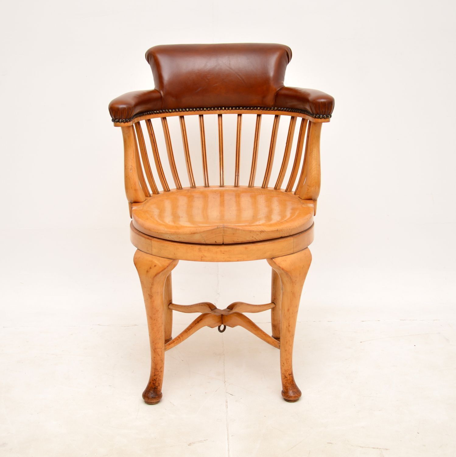 Antique Victorian Swivel Desk Chair photo furniture
