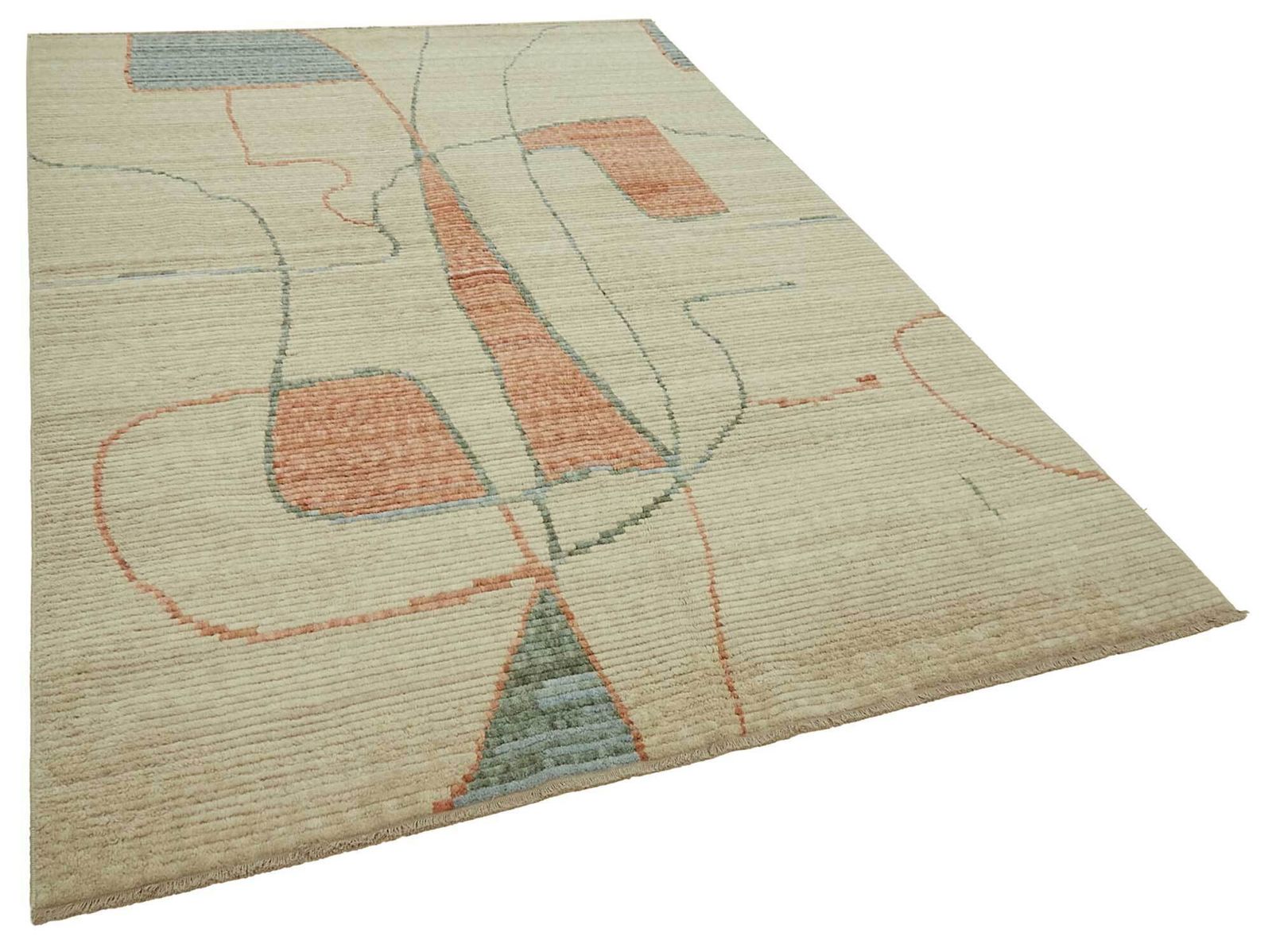 7x10 Hand Knotted Wool Oushak Rug   47700 photo furniture