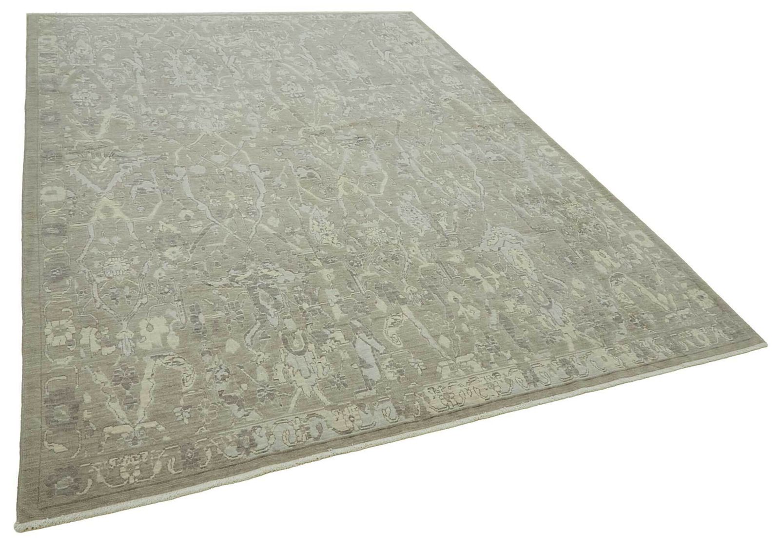 7x10 Hand Knotted Wool Oushak Rug   47704 photo furniture