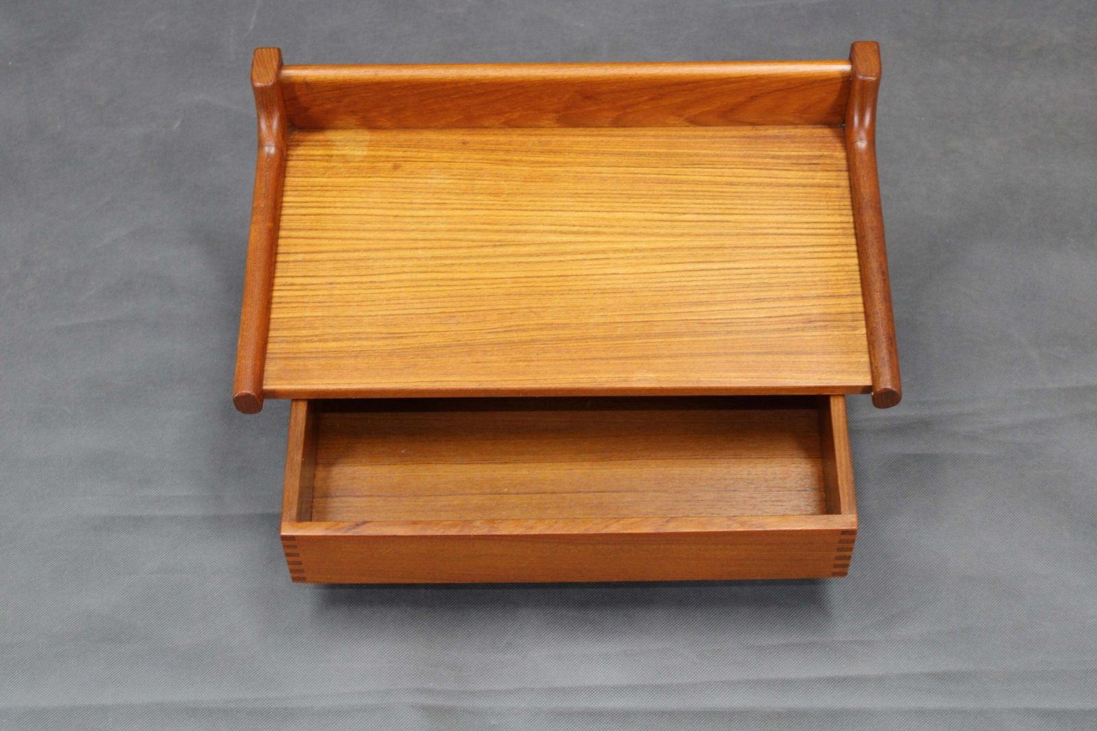 1950s Pair Of Rare Borge Mogensen Teak Floating Night Stand By Dyrlund Denmark photo buy