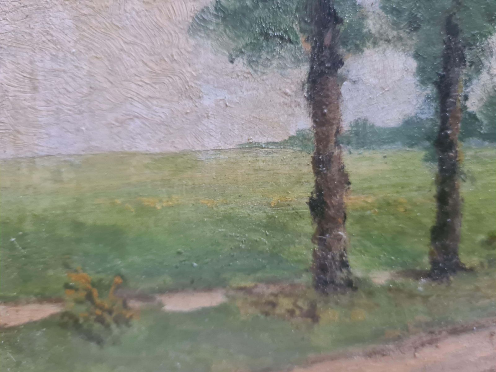 J Richardbarbizon School Landscape, The Poplar Trees, Late 19th Century Oil On Wood Panel photo buy