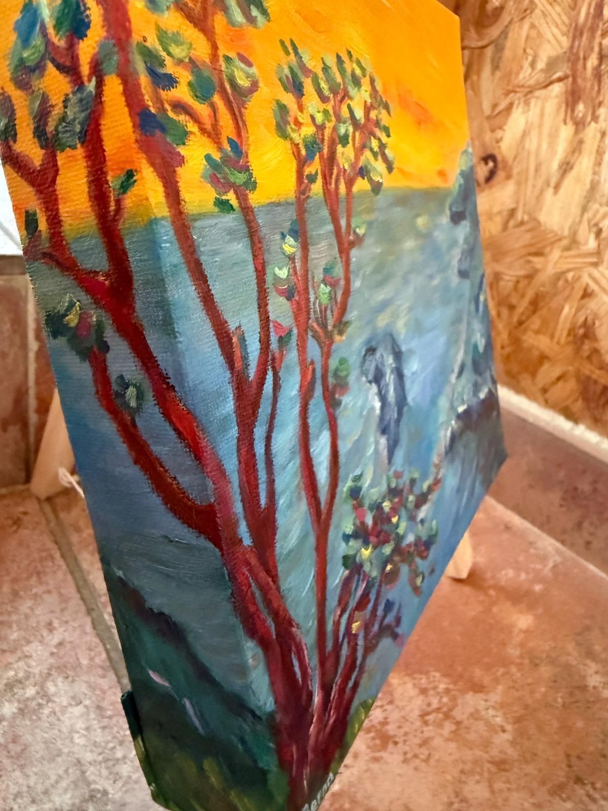 Art Bernadette Van Baarsen A Provençal Coastal Landscape. Scenario 3.2024 photo