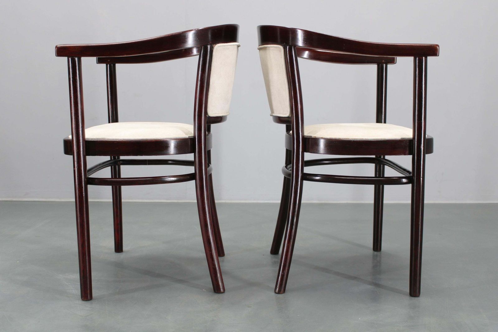 1930s Pair Of Restored Thonet Armchairs, Czechoslovakia photo buy