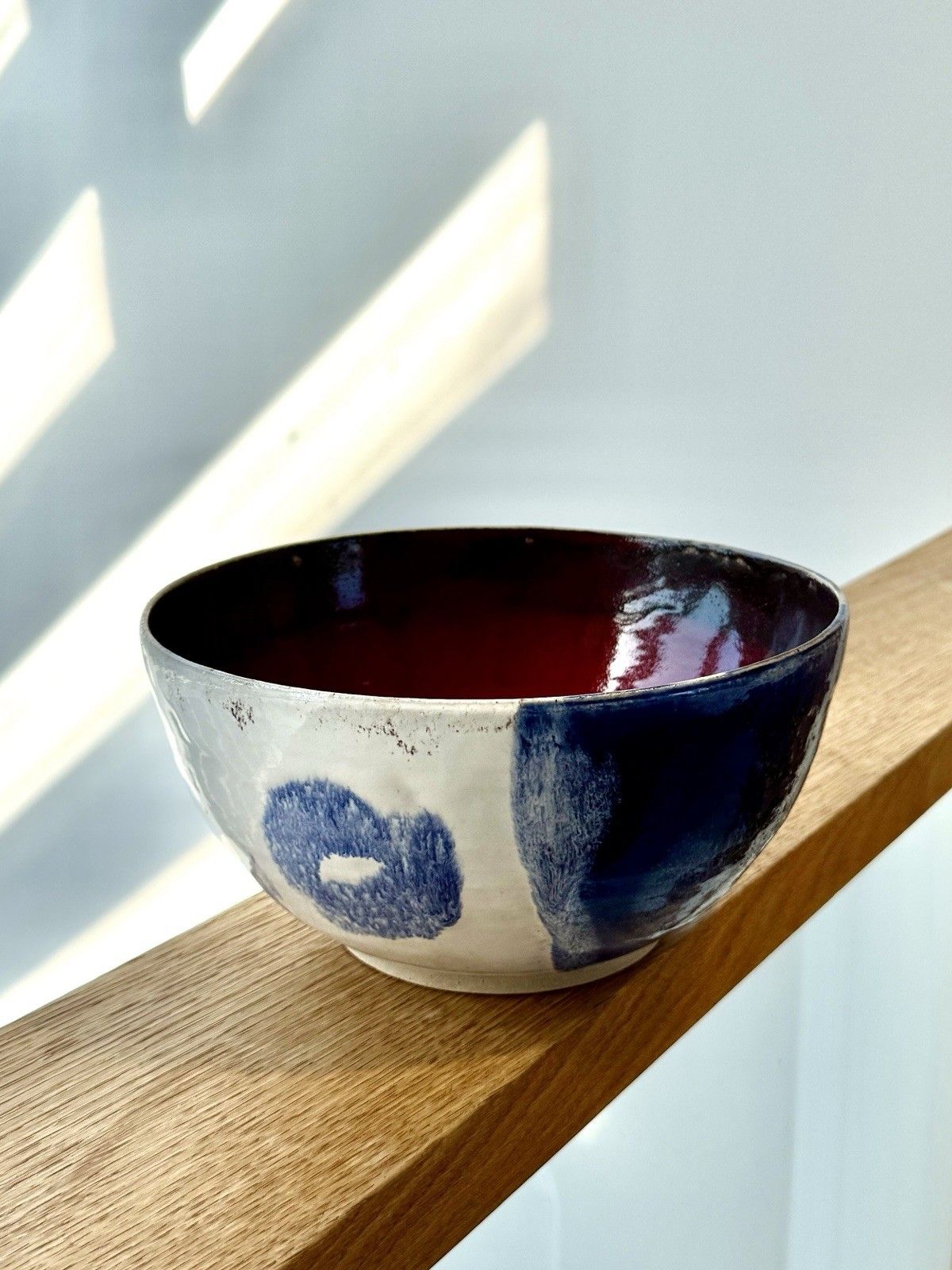 photo vinterior Gesche Buecker Studio Pottery Hand Thrown Volcanic Glaze Bowl