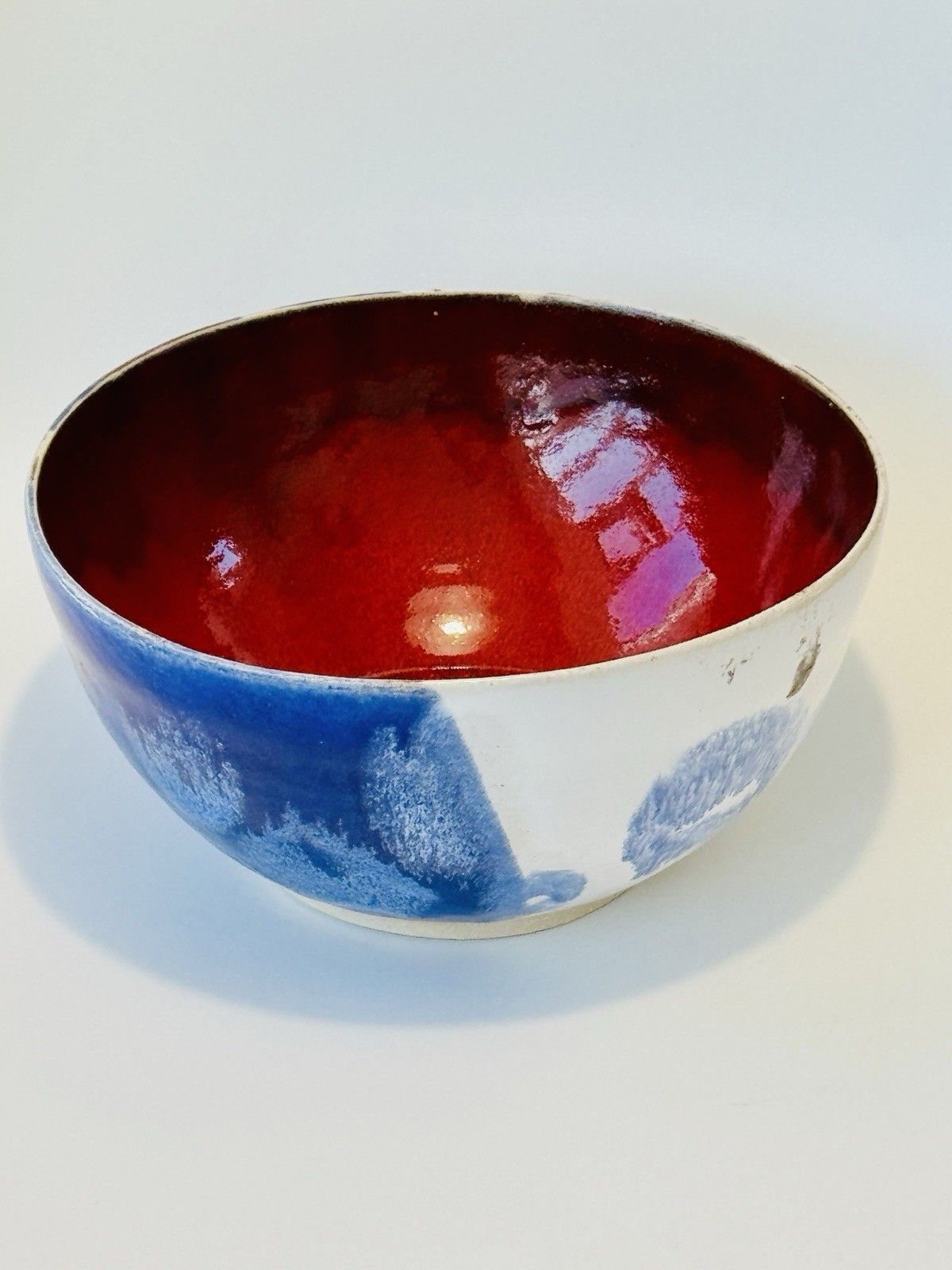 photo buy Gesche Buecker Studio Pottery Hand Thrown Volcanic Glaze Bowl