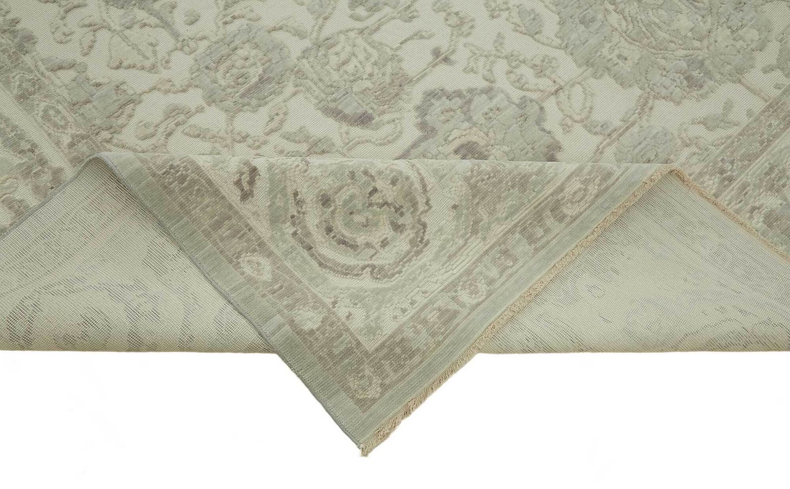 Hand Knotted Wool Oushak Rug 307 Cm X 375 Cm photo vinterior