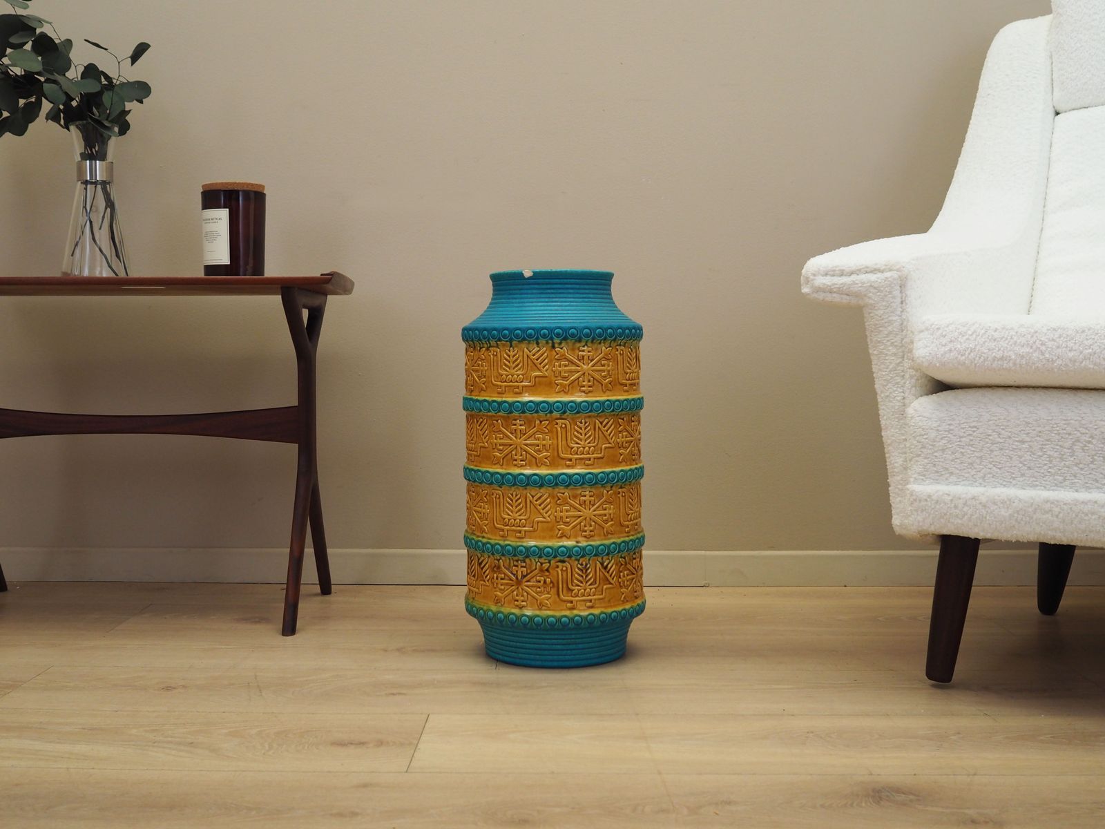 Ceramic Vase, German Design, 1960s, Manufacture: Bay Keramik photo furniture