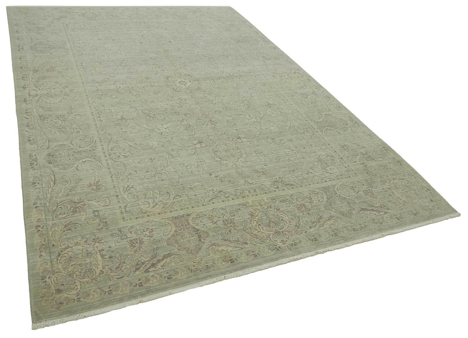 7x10 Hand Knotted Wool Oushak Rug   47706 photo furniture