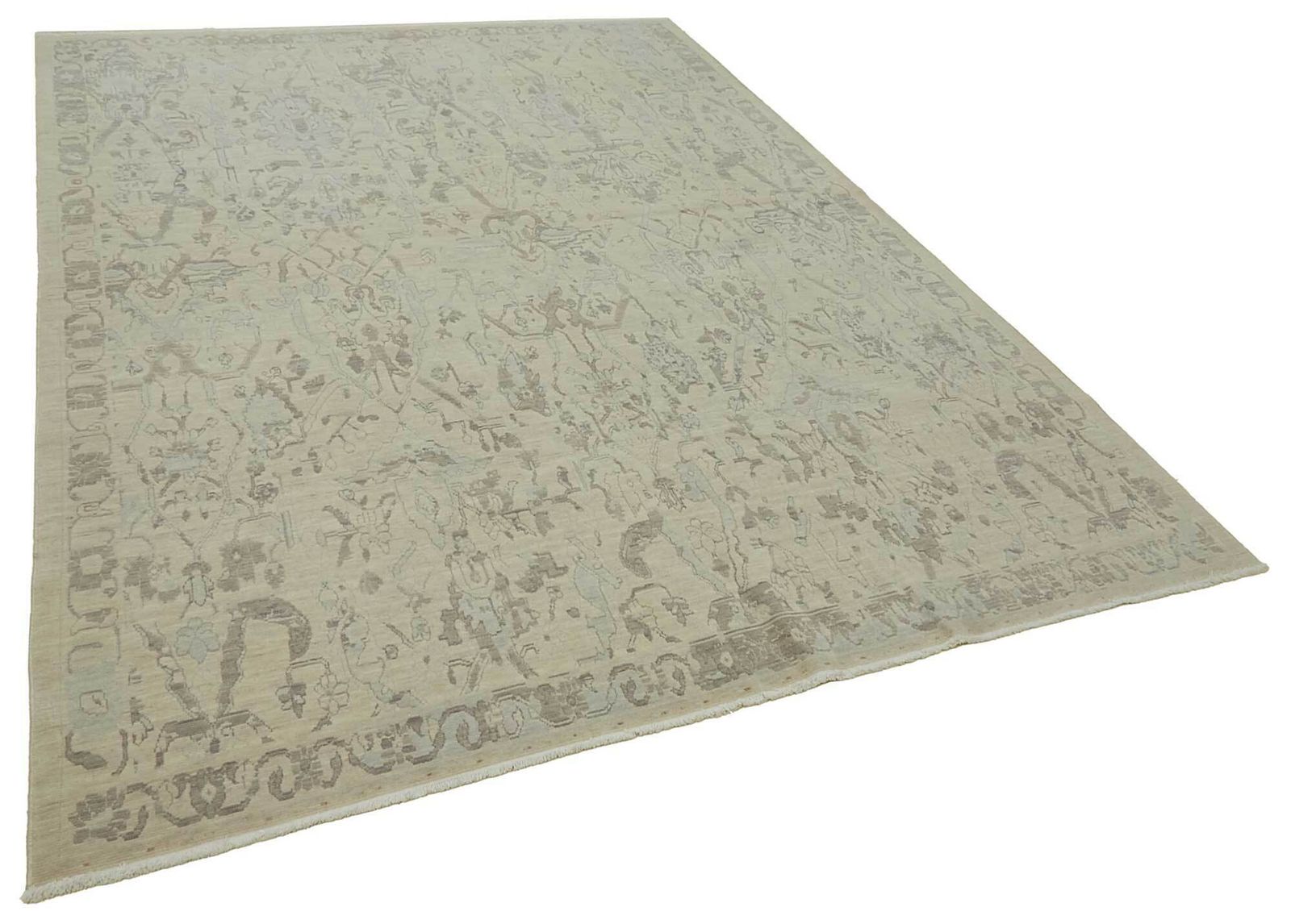 Hand Loom Wool Oushak Rug 217 Cm X 297 Cm photo furniture