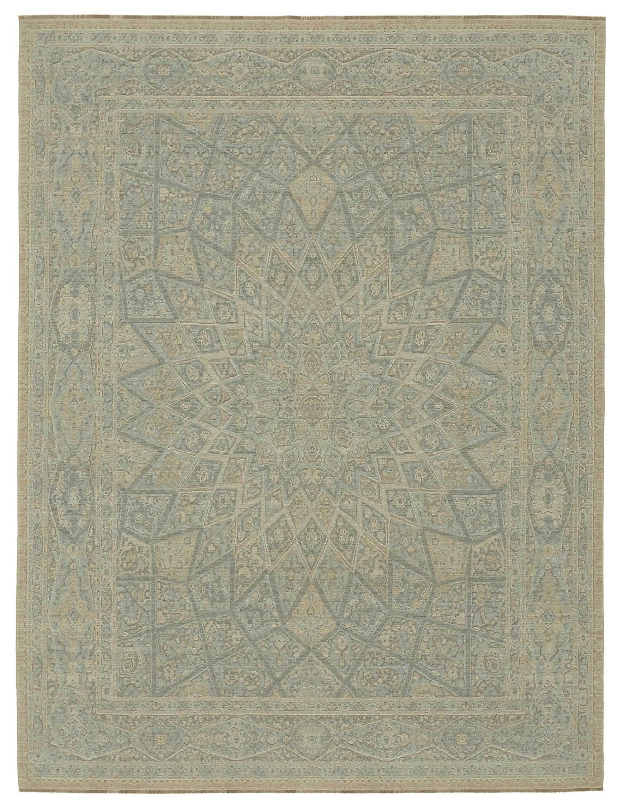 Hand Loom Wool Oushak Rug 253 Cm X 334 Cm