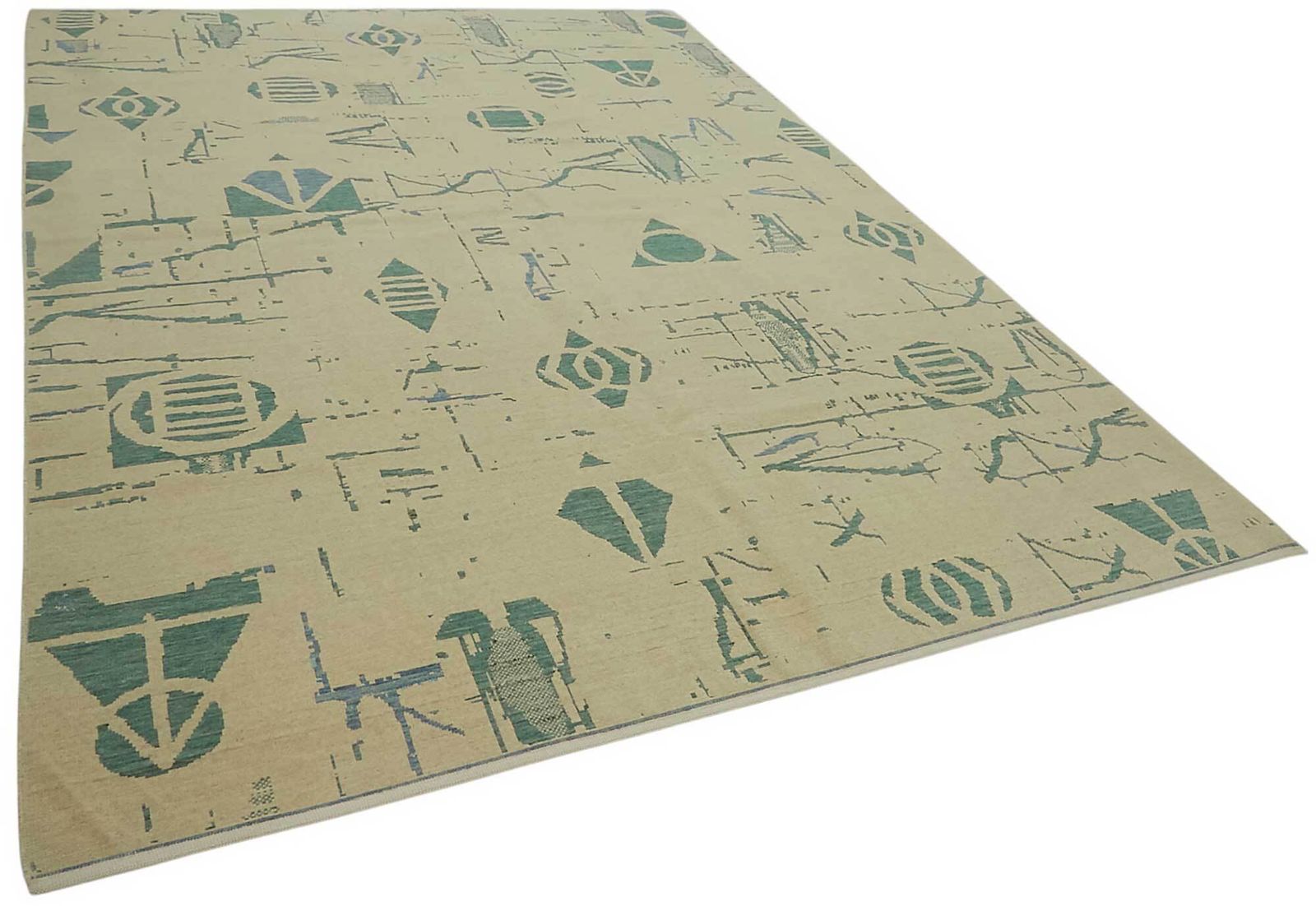 Hand Loom Wool Oushak Rug 254 Cm X 350 Cm photo furniture