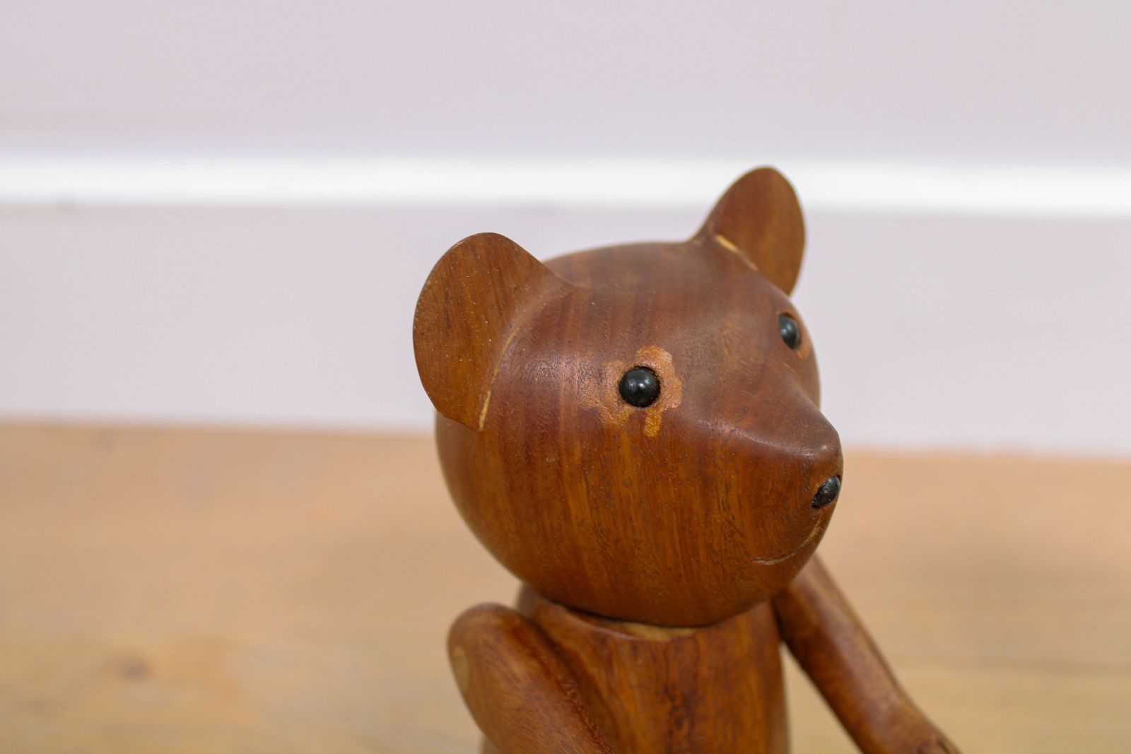 A Pair Mid Century Danish Teddy Bears In Teak   Kay Bojesen Style photo furniture