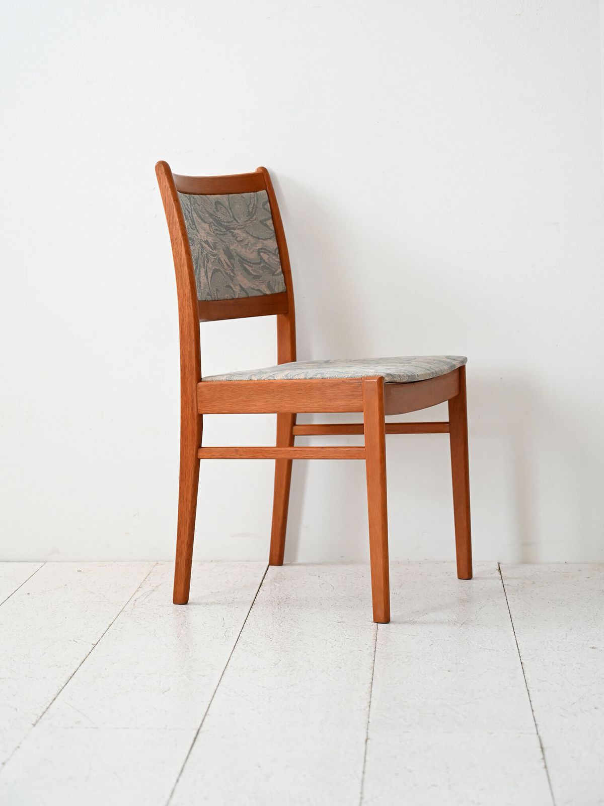 Set Of 4 Scandinavian Teak Chairs From The 1960s With Original Upholstery photo for sale