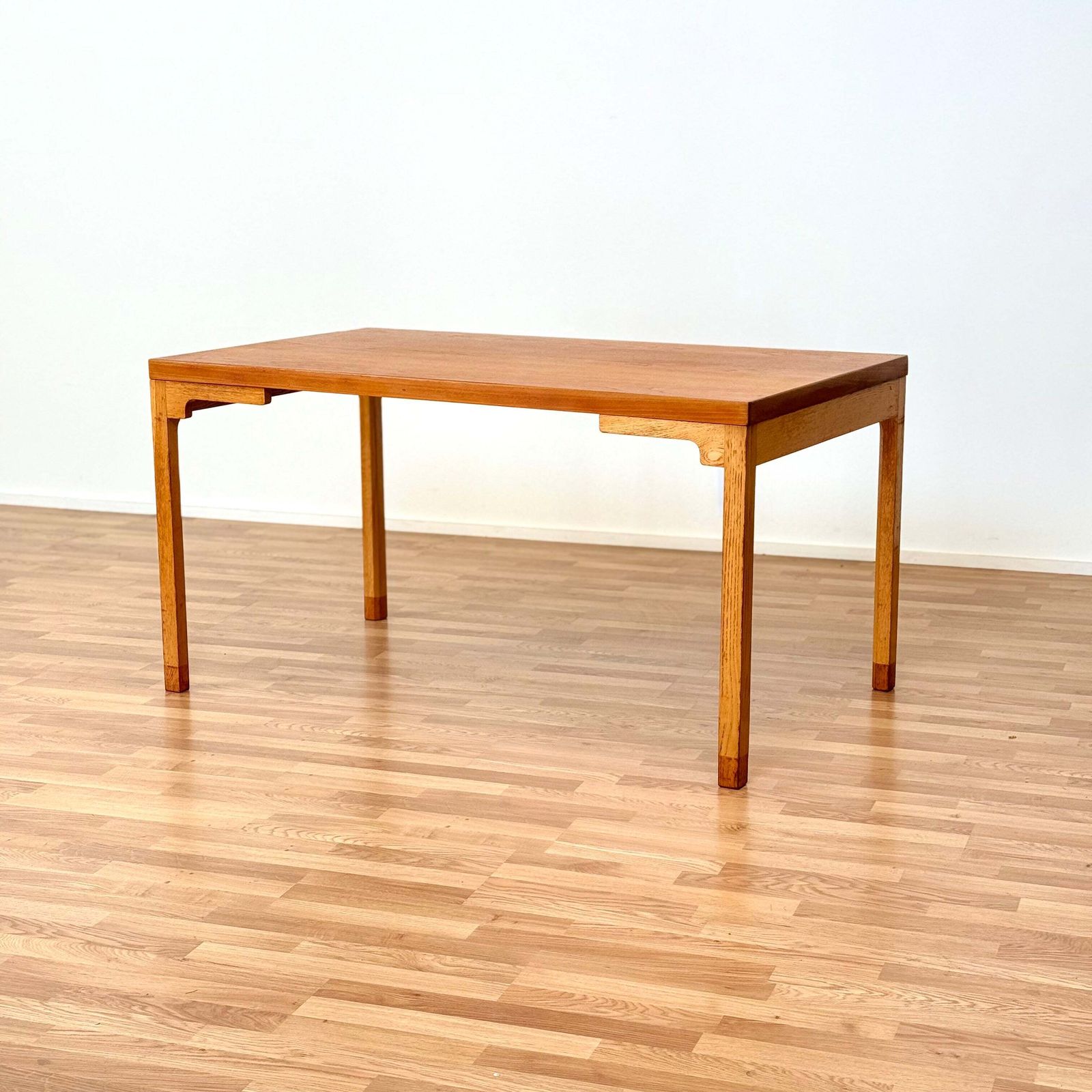 Dining Table In Teak And Oak By Børge Mogensen, 1950s 60s, Denmark