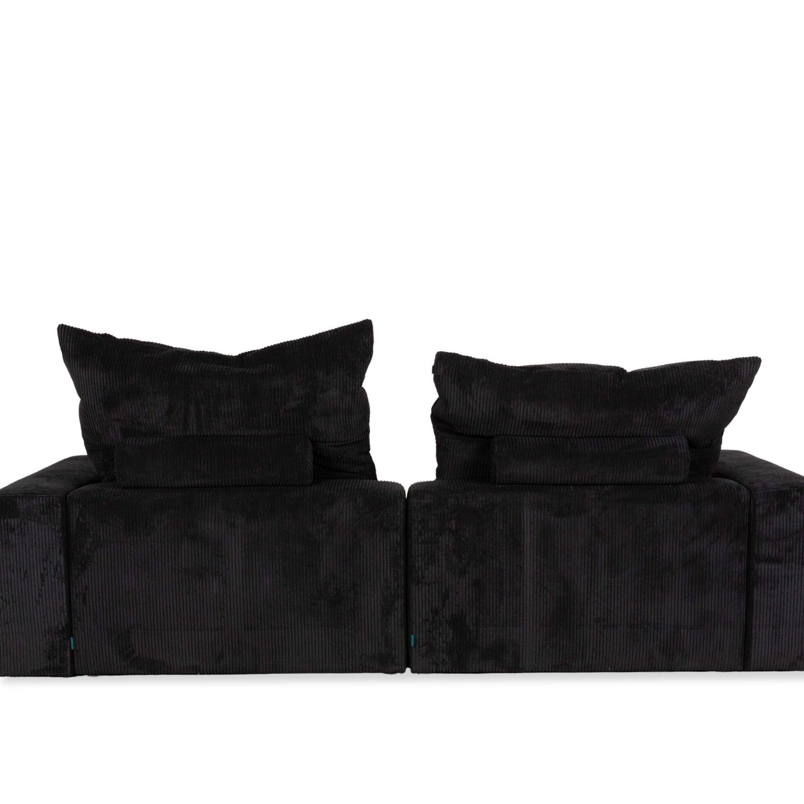 photo for sale Mycs Flayr Fabric Four Seater Black Sofa
