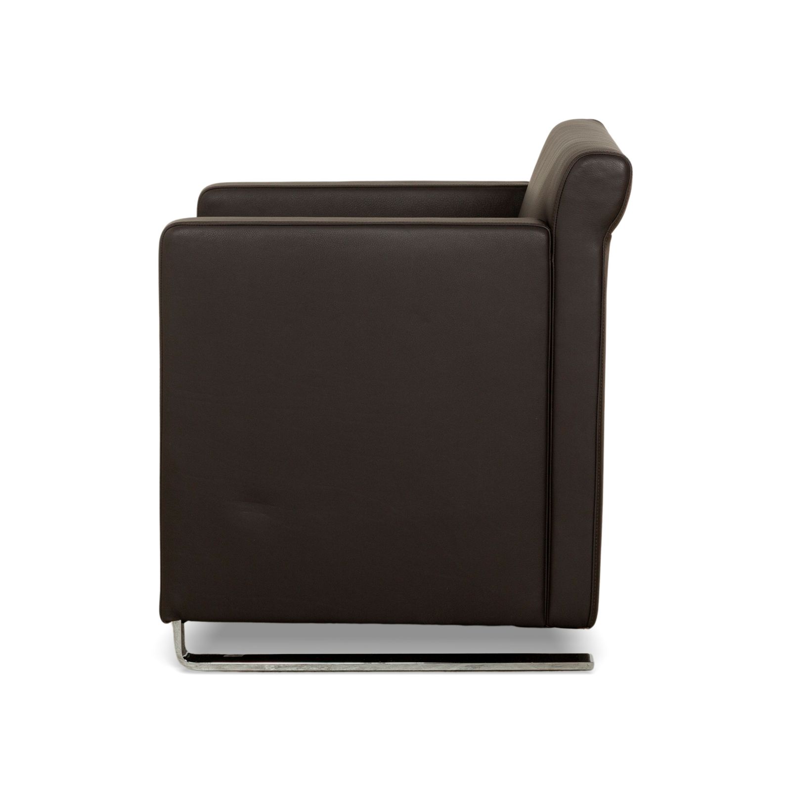 Furniture Cor Quandt Leather Armchair Dark Brown photo