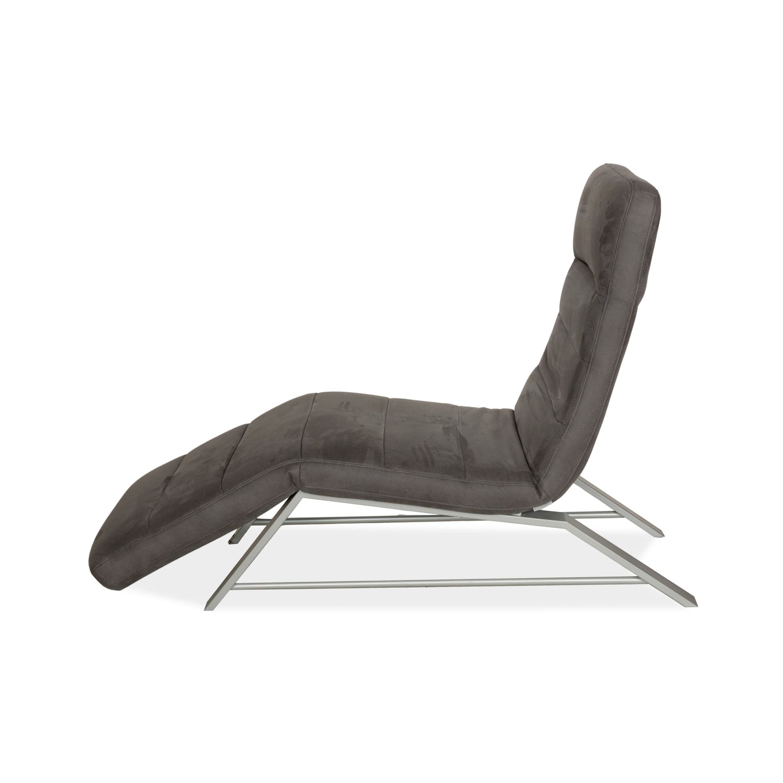 Mobilier Méridienne Willi Schillig Daily Dreams en tissu gris, fonction électrique photo