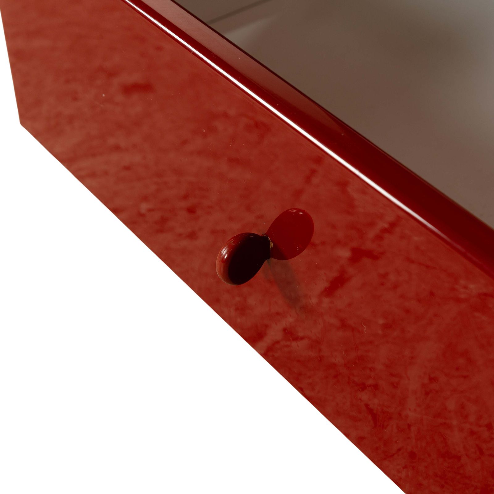 B&B Italia Olinto Wooden Sideboard Red photo Meubels