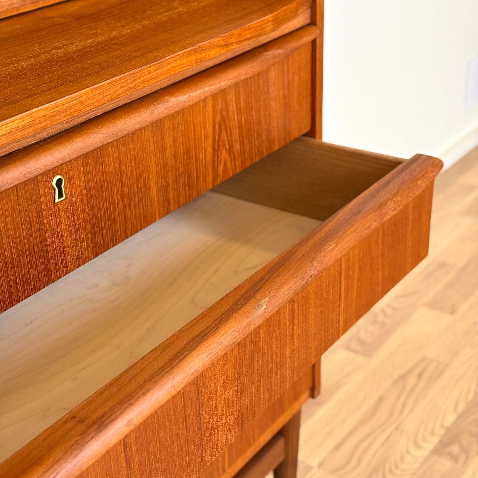 Furniture Secretary Cabinet In Teak, 1950s 60s, Denmark photo