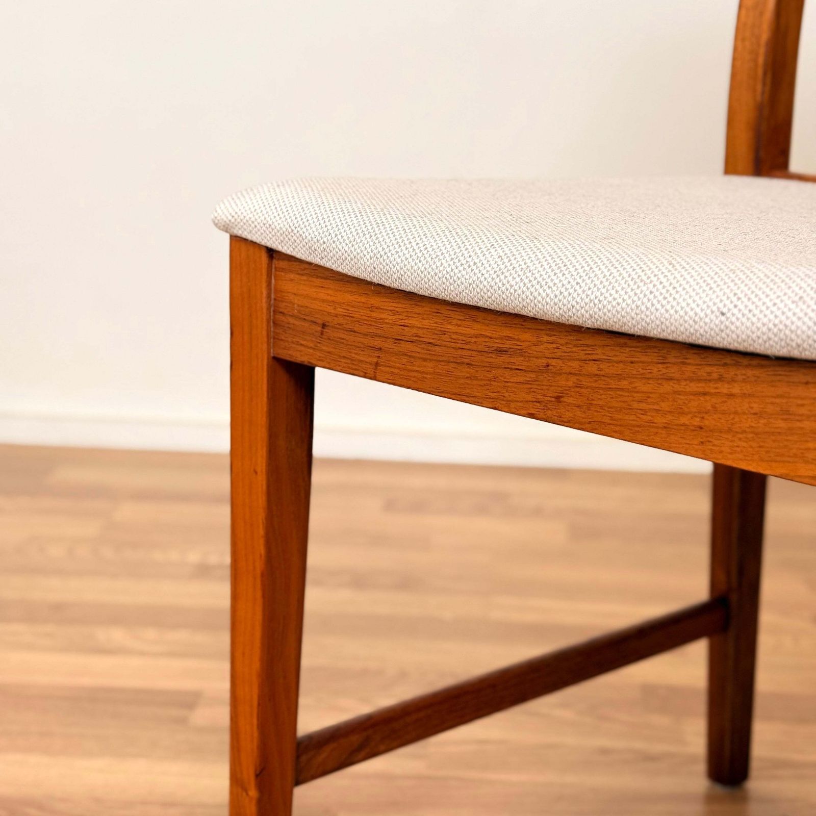 Swedish Set Of 6 Dining Chairs In Teak photo vintage