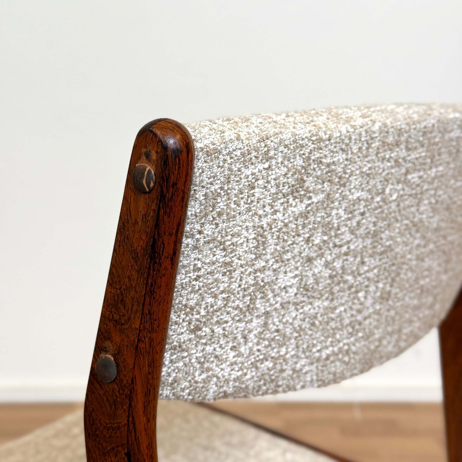 Furniture Set Of 6 Dining Chairs In Santos Rosewood By Erik Buch For Nova Stolefabrik photo