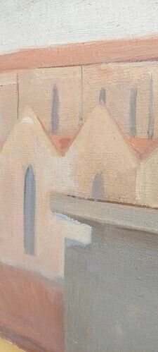 Oil Painting On Canvas Florence View Santa Maria Novella Primi 900 photo 140.0