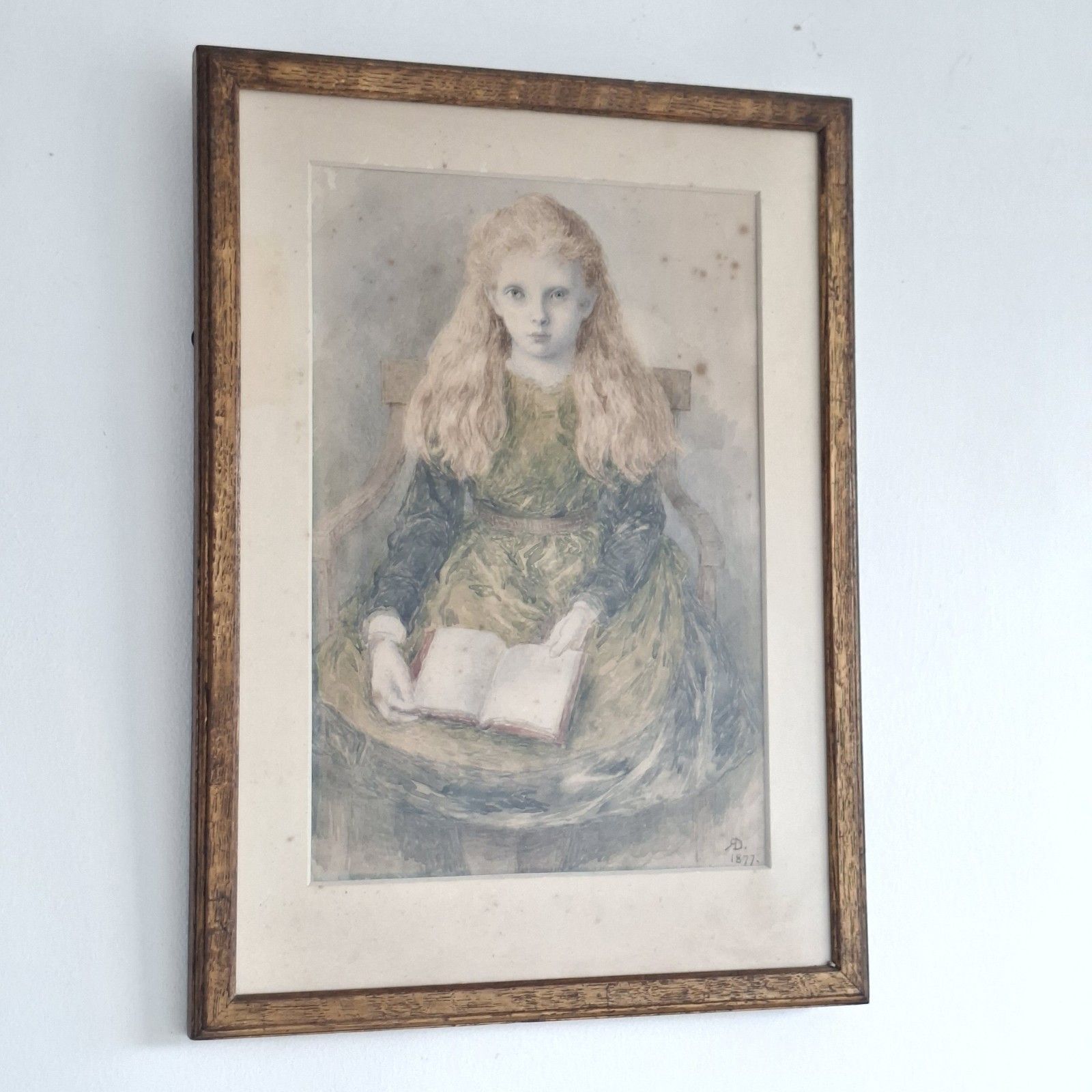 Richard Doyle Original Watercolour Painting Lady Victoria Leveson Gower 1877