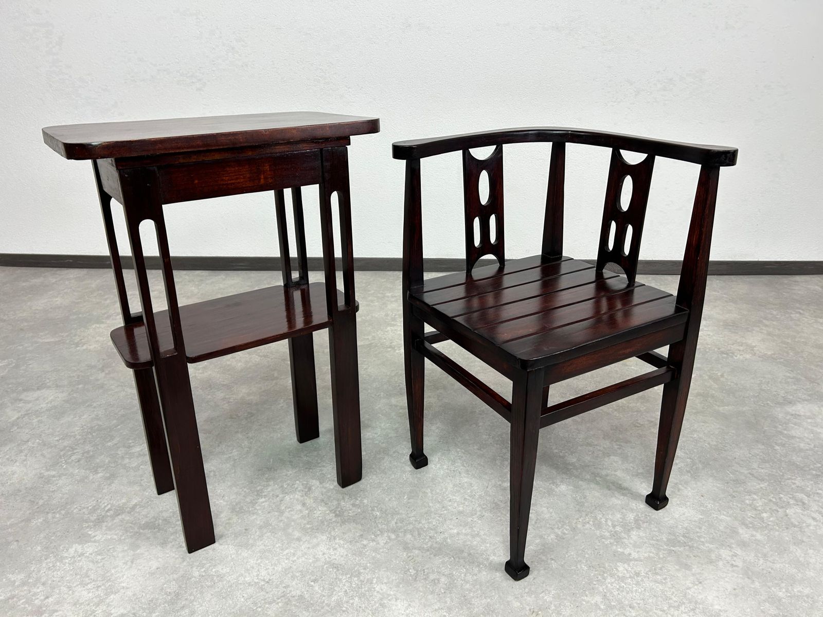Jugendstil Corner Chair Attr. To Josef Hoffmann photo furniture