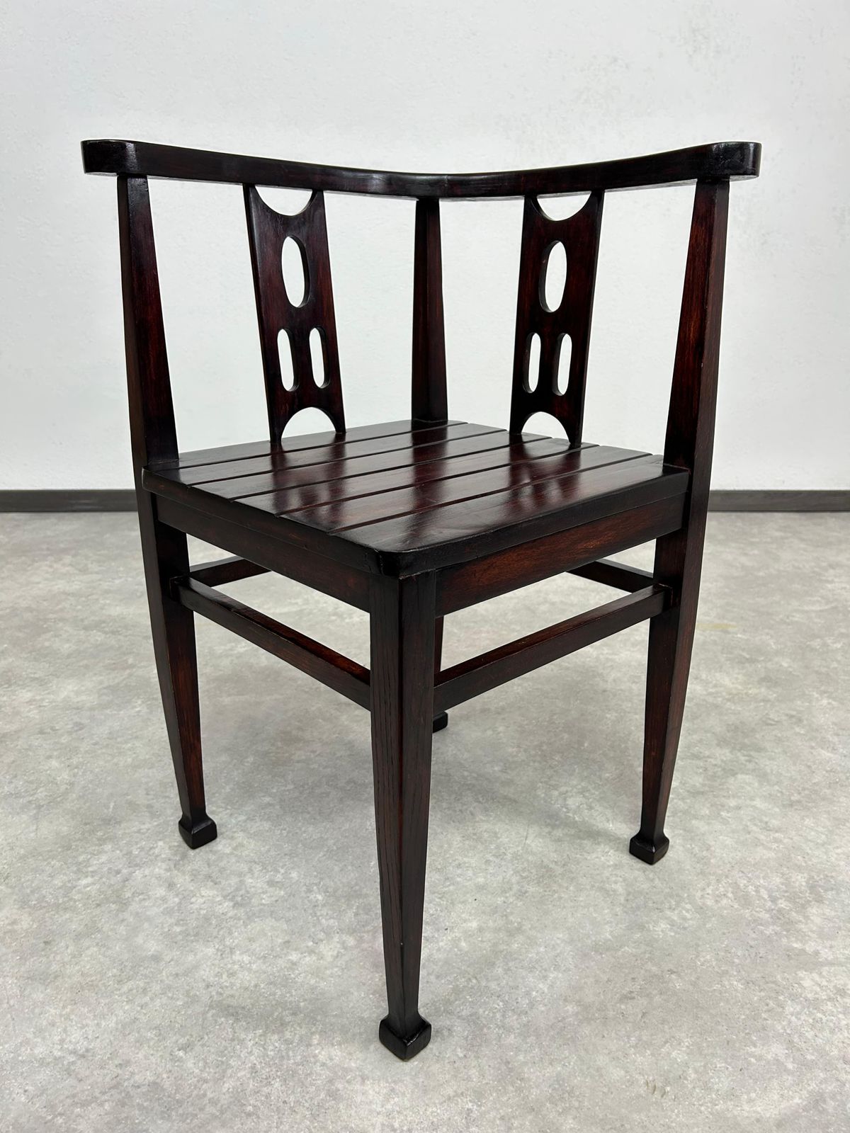Jugendstil Corner Chair Attr. To Josef Hoffmann photo for sale
