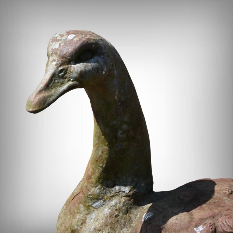 Pair Of Cast Iron Ducks – 20th Century photo furniture