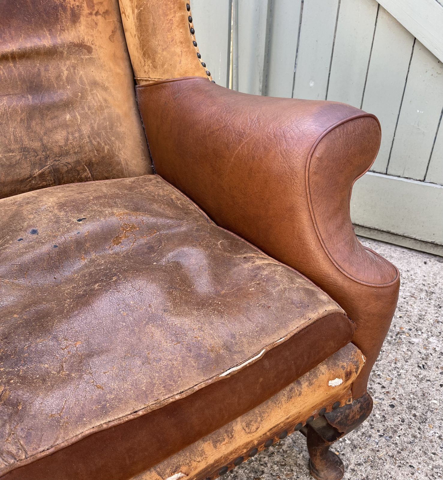 A Wing Armchair Attributed To Lamb's Of Manchester photo vintage