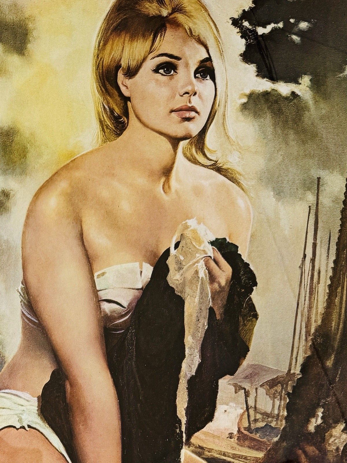“Beach Girl” Pin Up Poster 1960’s By Ernest Ratcliff Limited Edition 75/100 photo buy