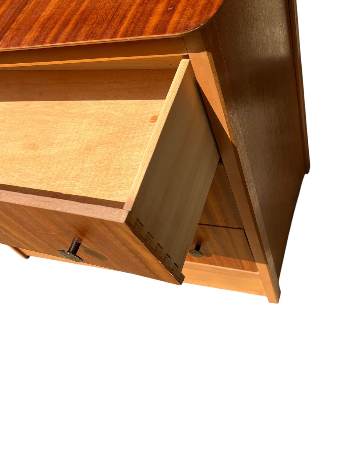 Mid Century Two Tone Chest Of Drawers photo vinterior