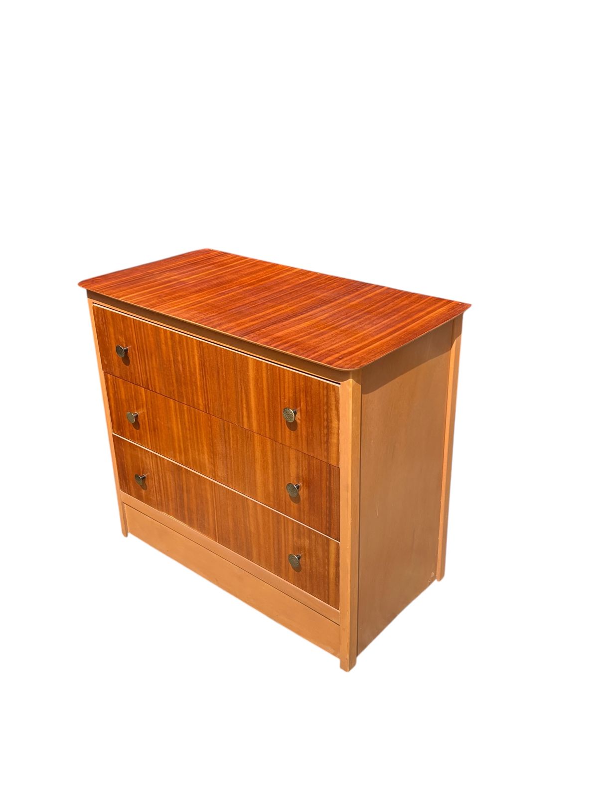 Mid Century Two Tone Chest Of Drawers photo buy