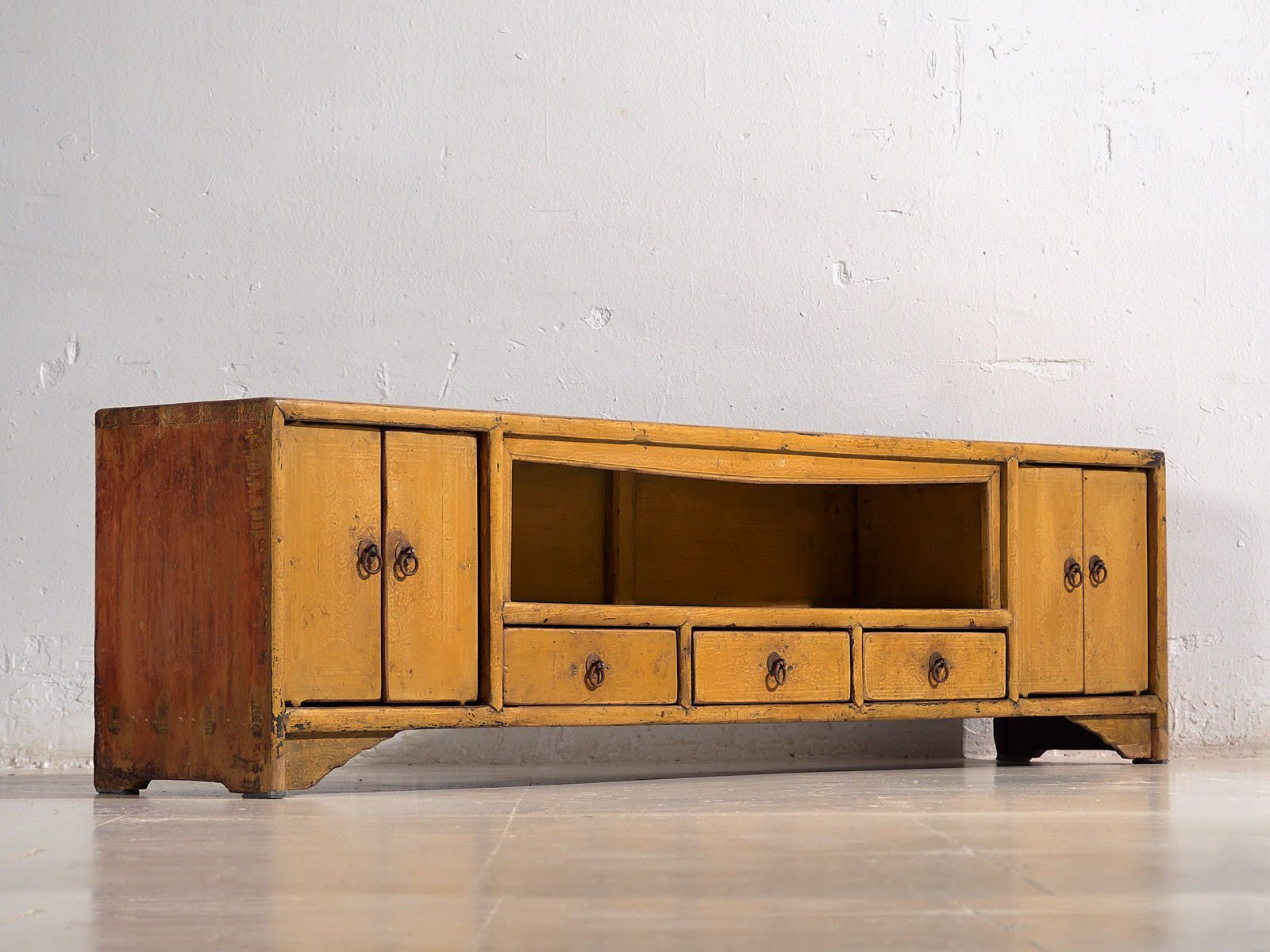 Antique Yellow Base Cabinet (C.1900) #19 photo 999.0