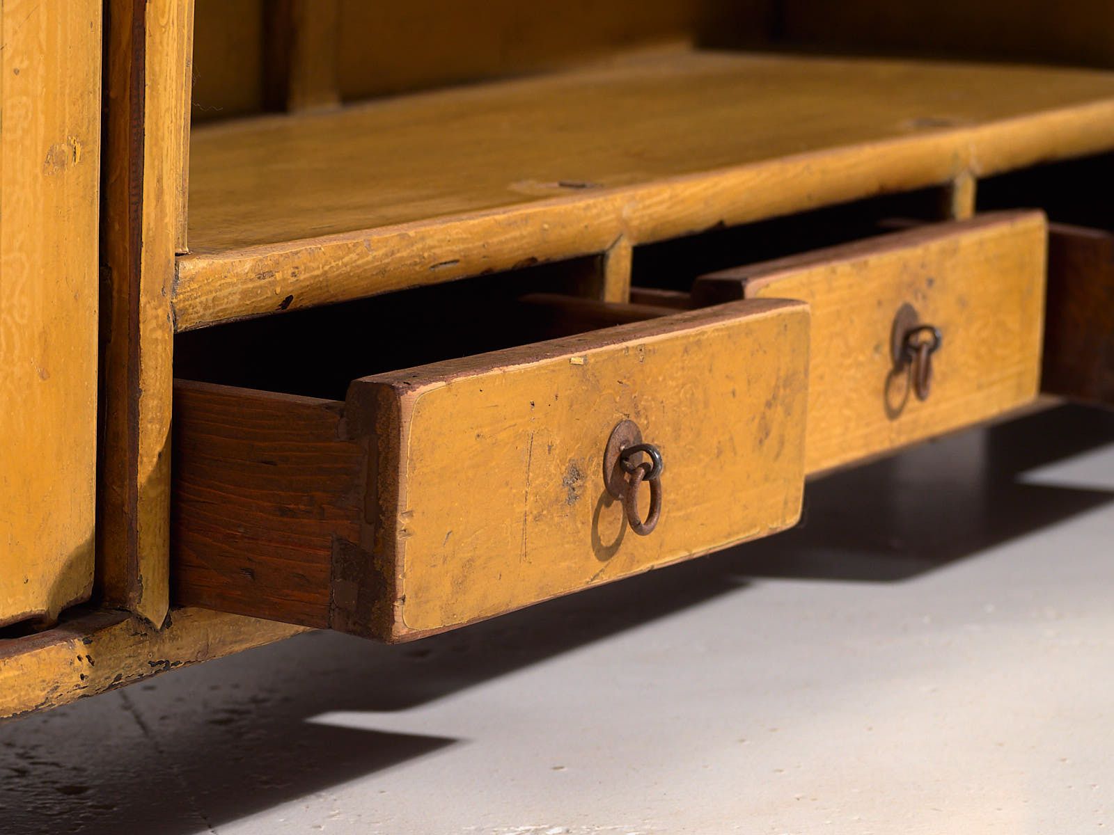 Antique Yellow Base Cabinet (C.1900) #19 photo buy