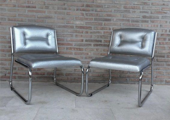 Set Of Italian Art Deco Chairs In Leather, 1960 photo 3010.0