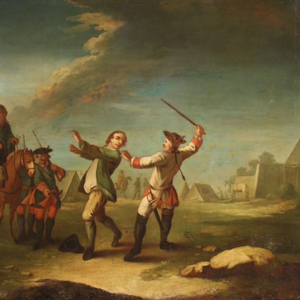 Art Great Napoleonic Painting From The First Half Of The 19th Century photo