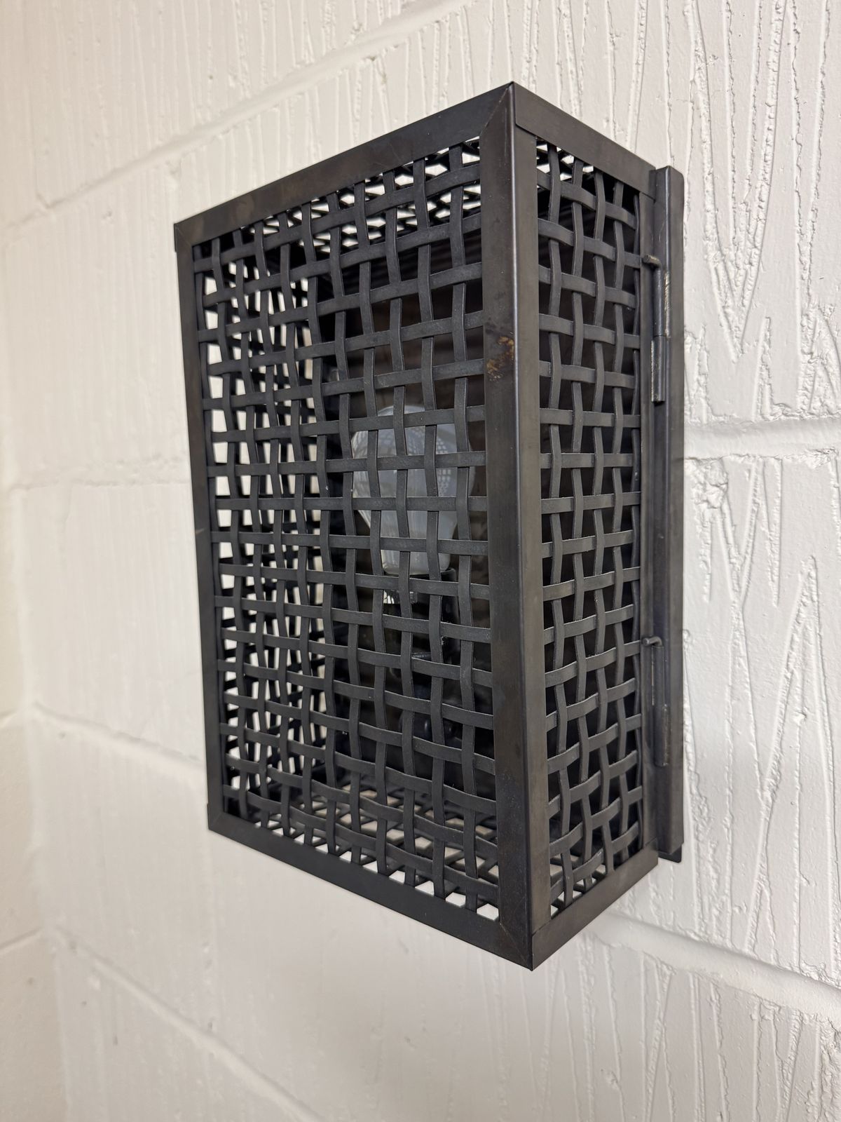 Reclaimed Lighting: Black Cage Light (Quantity 4x)