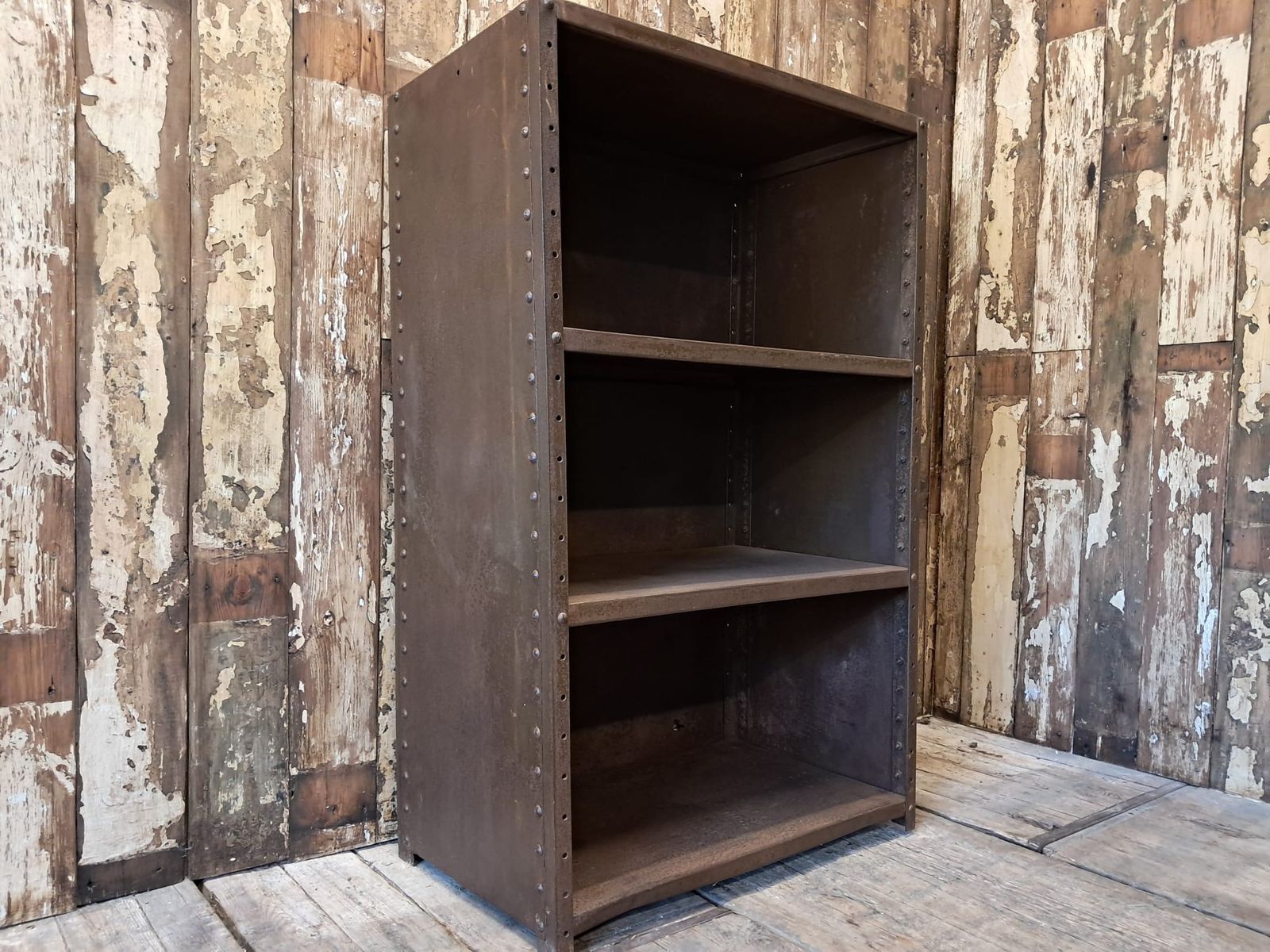 Furniture Industrial Metal Shelf Unit photo