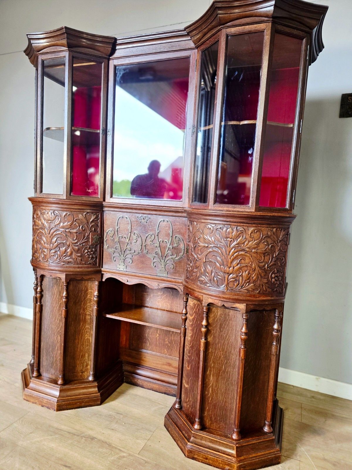 Morris & Co Victorian Oak Cabinet/Desk Designed By George W Jack photo furniture