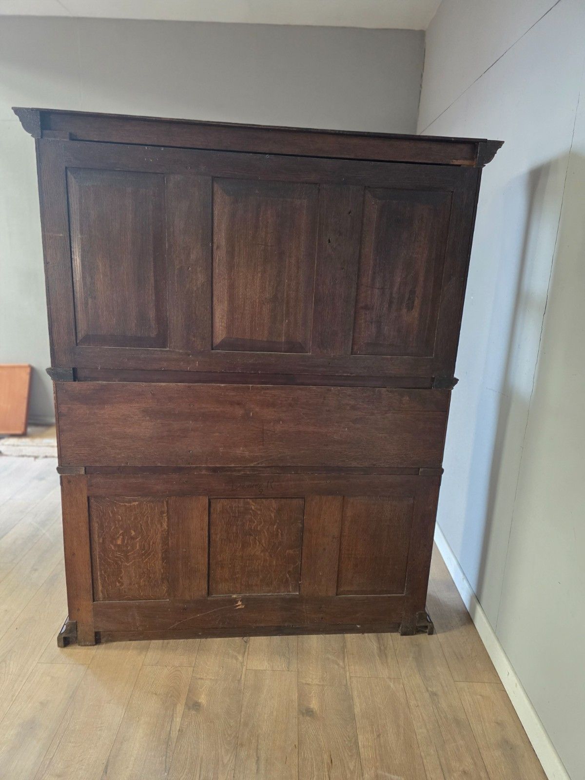 3850.0 Morris & Co Victorian Oak Cabinet/Desk Designed By George W Jack photo