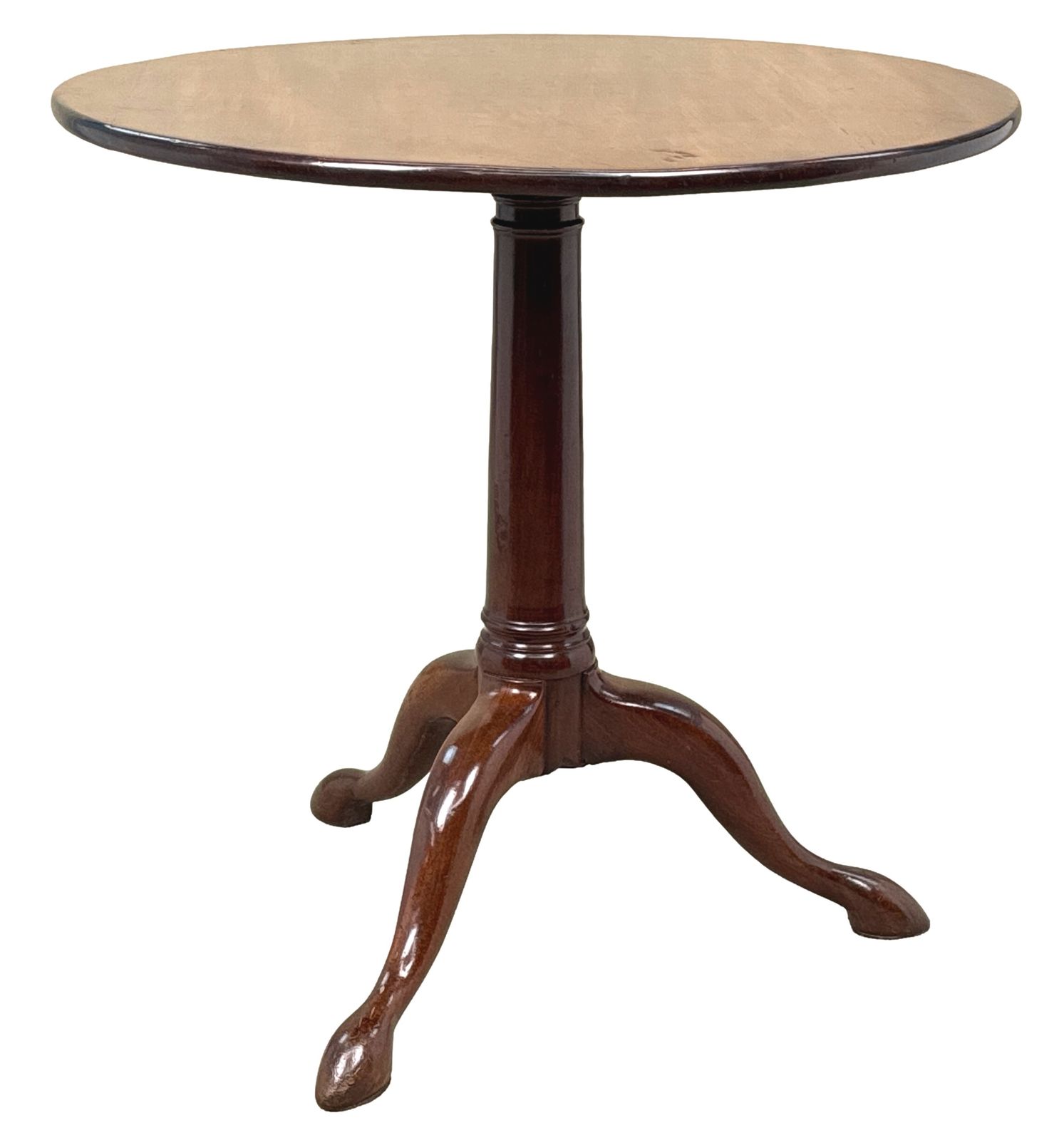 18th Century Georgian Mahogany Tripod Table (England, Circa 1760)