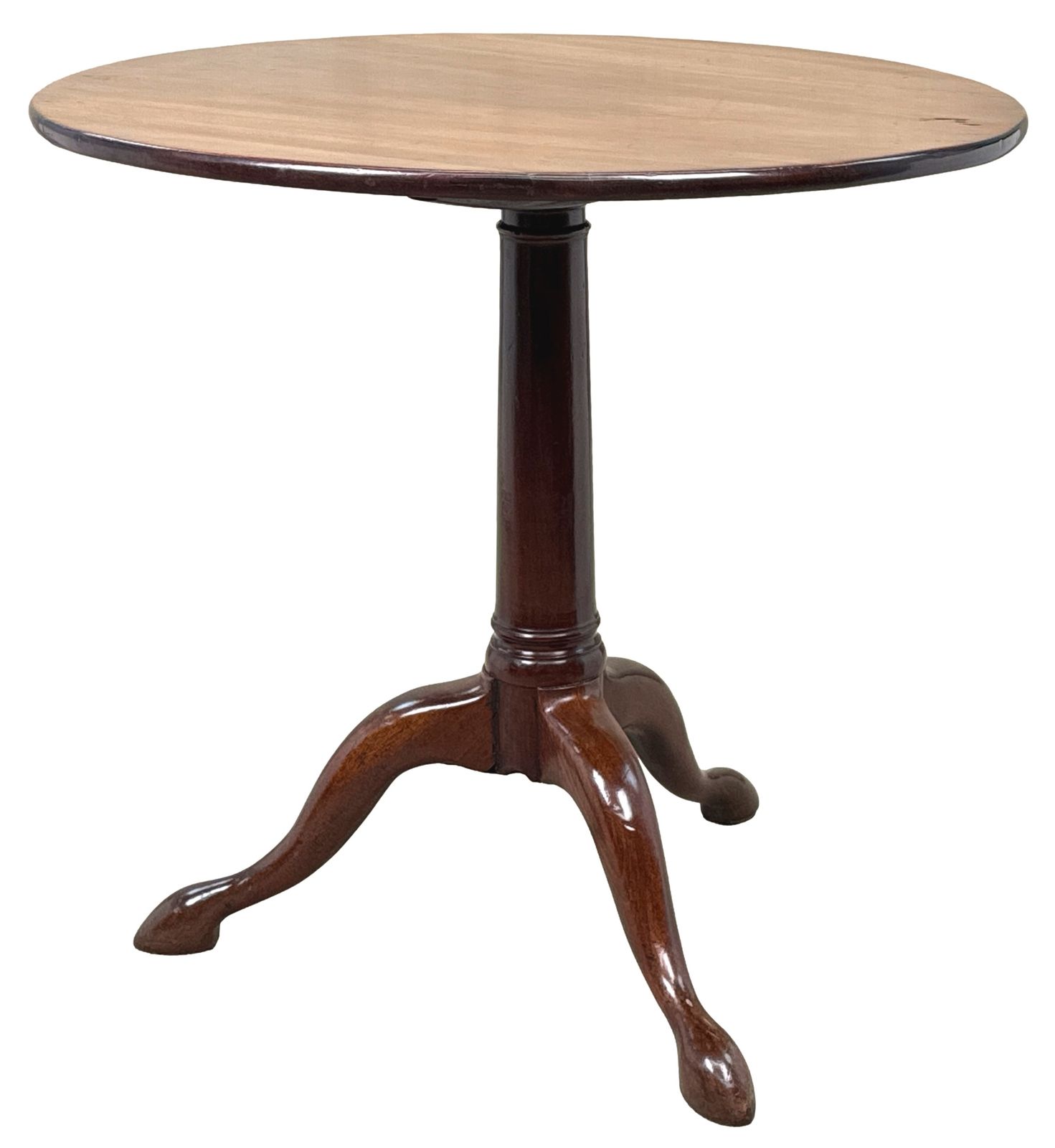 18th Century Georgian Mahogany Tripod Table (England, Circa 1760) photo furniture