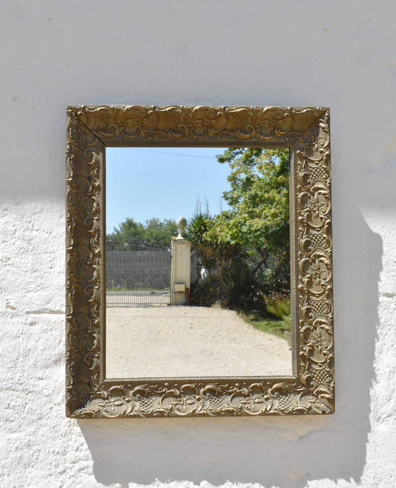 Antique French Giltwood Mirror 19th Century photo Home Decor