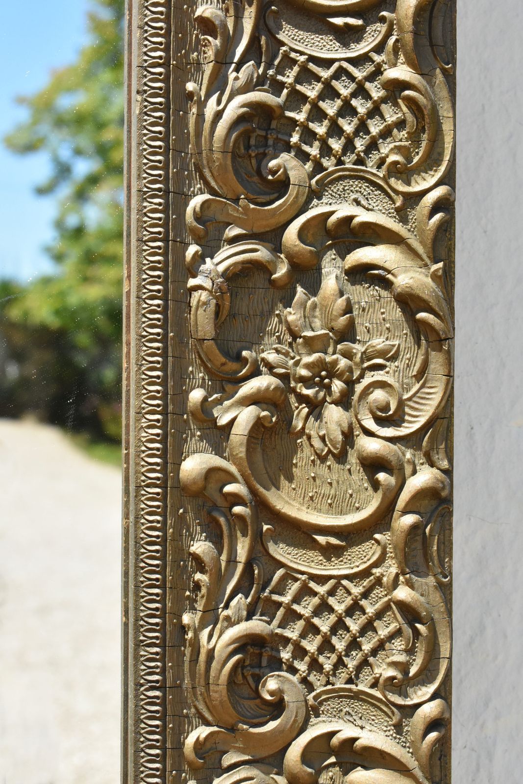 photo buy Antique French Giltwood Mirror 19th Century