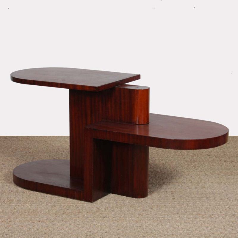 Modernist Mahogany Coffee Table From The 1930s photo furniture