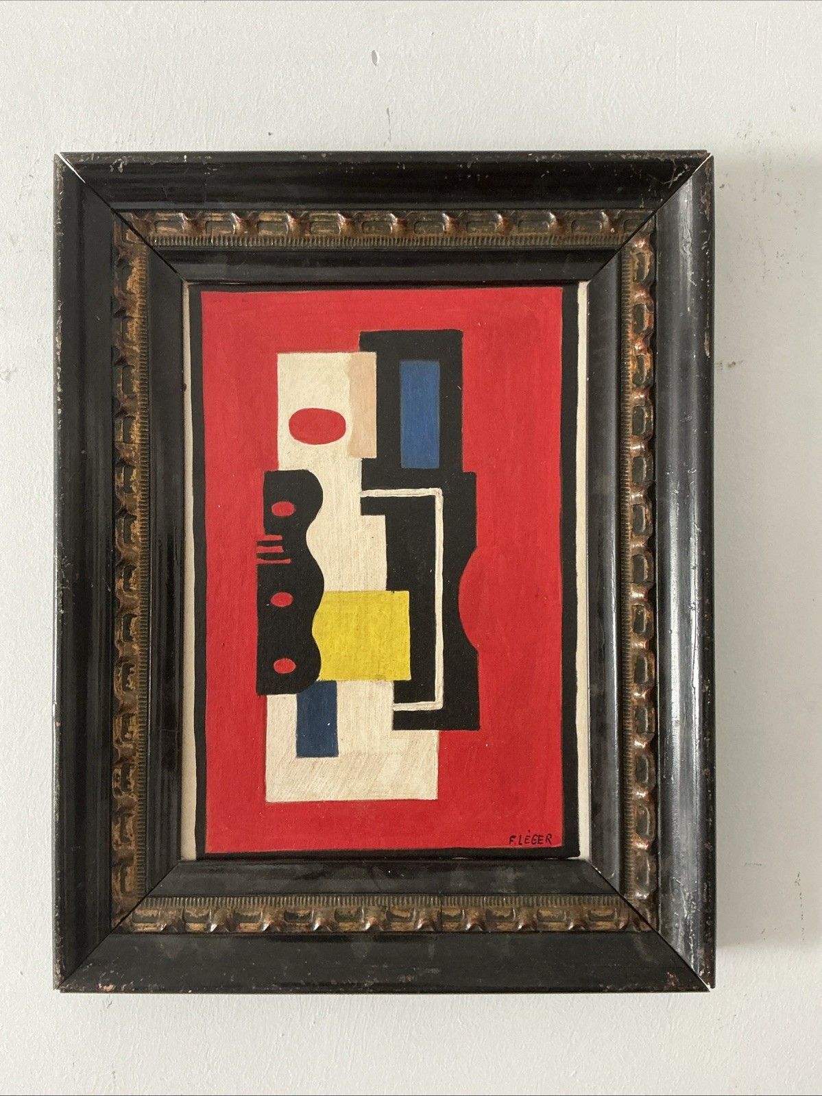 Mooi Schilderij – Olieverf, Toegeschreven Aan Fernand Léger, Frans Schilder