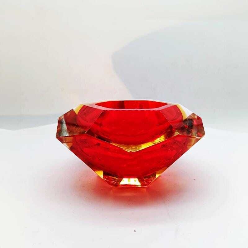 1960s Ashtray Or Catch All In Murano Glass By Flavio Poli For Seguso. Made In Italy. photo furniture