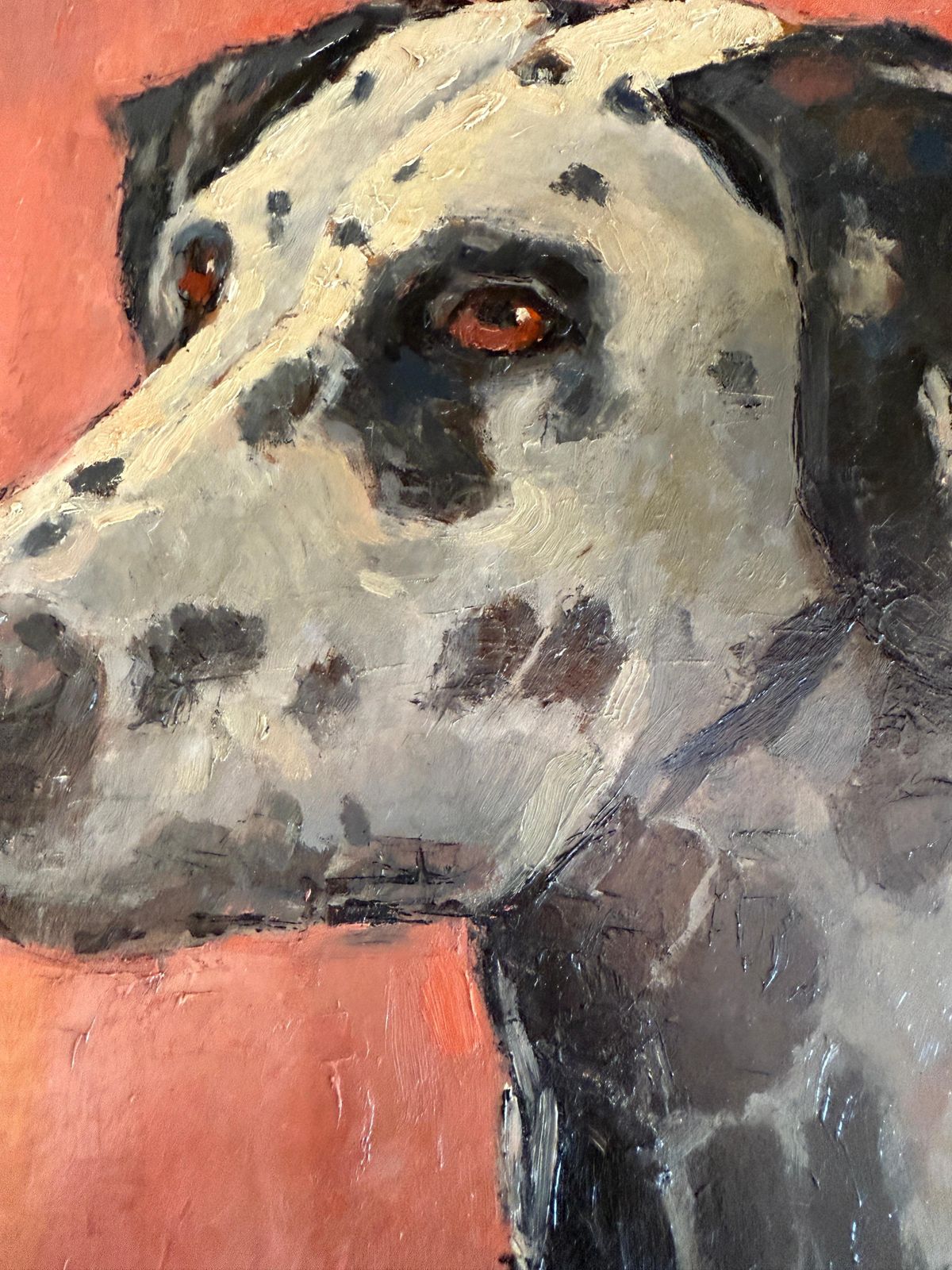 Jose Maria Tuser Vazquez Dalmatian Dog Oil Painting photo Art